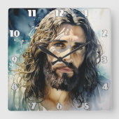 ポートレート スクエア壁時計 (正面)