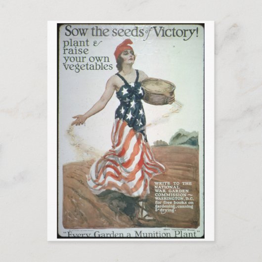 ポートレート_プロパガンダポスター ポストカード (正面)