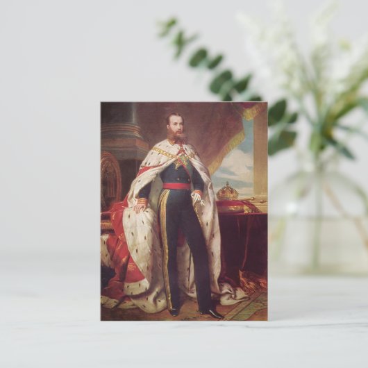 ポートレート・マクシミリアン・バイフランツ・ウィンターハルター ポストカード (スタンド正面)