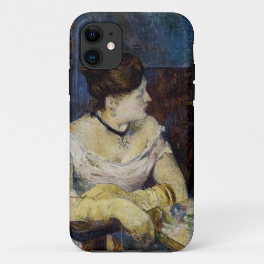 ポートレート・ミッテ・ゴーギンの妻 Case-Mate iPhoneケース (裏面)