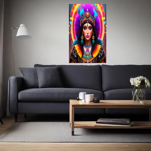 ポートレート：大神アステカ神 | AI Art ポスター