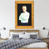 ポートレート、家族の写真の追加…カスタマイズ キャンバスプリント (インサイチュ (寝室))