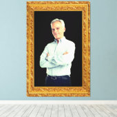 ポートレート、家族の写真の追加…カスタマイズ キャンバスプリント (インサイチュ (ウッドフロア))