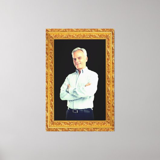 ポートレート、家族の写真の追加…カスタマイズ キャンバスプリント (正面)