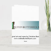 ポートレート『月明かりの中のルドルフ』 シーズンカード (裏面)