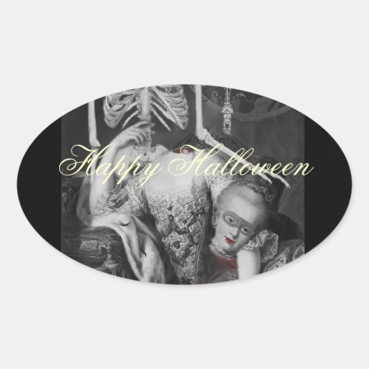 ポートレート 楕円形シール (正面)