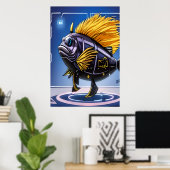 ポートレート | AI Art ポスター (ホームオフィス)