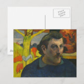 ポートレートby Paul Gauguin, 1889 ポストカード (正面/裏面)