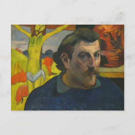 ポートレートby Paul Gauguin, 1889 ポストカード (正面)