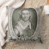 「ポートレートdes HomからのアレキサンダーErskein (d.1656) クッション (ブランケット)