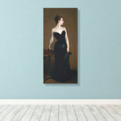 ポートレートMadame X by John Singer Sargent, 1884 キャンバスプリント (インサイチュ (ウッドフロア))
