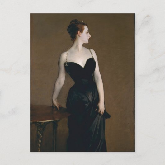 ポートレートMadame X by John Singer Sargent, 1884 ポストカード (正面)