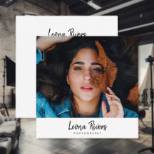 ポートレートQRコードフォトグラファー名刺