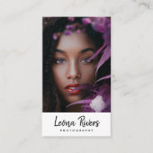 ポートレートQRコードフォトグラファー名刺 名刺 (正面)