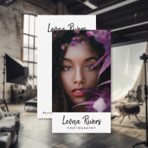 ポートレートQRコードフォトグラファー名刺