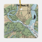 ポート王室のサウスカロライナのグラフ セラミックオーナメント (正面)