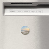 ポート・アランサス ビーチ 日没 テキサス州 写真 マグネット (インサイチュ (食洗機))