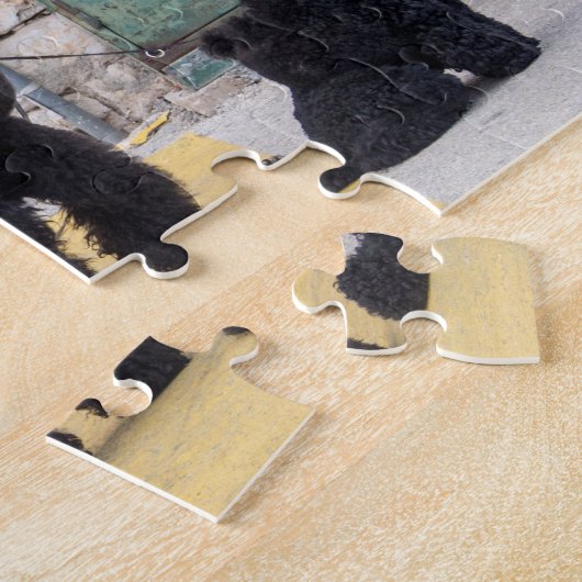 ポードルおもしろいジグソーパズル ジグソーパズル (側面)