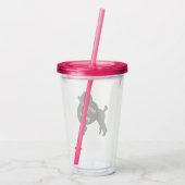 ポードルのアクリルのタンブラーでなきゃ アクリルタンブラー (裏面)