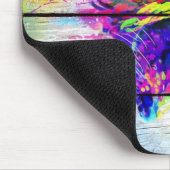 ポードルカラフルアート – かわいい，ヴィンテージギフト – 恋人のギフト マウスパッド (コーナー)