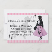 ポードルスカートの楽しみ 招待状 (正面)