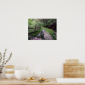 ポードルブラックポスターフラワー ポスター (キッチン)