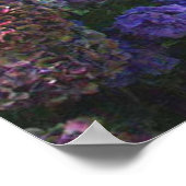 ポードルポスターアジサイ ポスター (角)