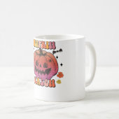 ポードル犬 ビンテージ くたびれた レトロ 70年代 80年代 90年代 ジー コーヒーマグカップ (正面右)