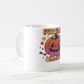 ポードル犬 ビンテージ くたびれた レトロ 70年代 80年代 90年代 ジー コーヒーマグカップ (正面左)