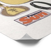 ポーニーライフパークとレックアイテムコラージュ ポスター (角)