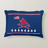 ポーニー人民国民国旗 アクセントクッション (裏面)