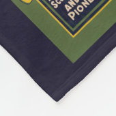 ポーニー素晴らしビルがショーし、ヴィンテージサーカスのポスター フリースブランケット (角)