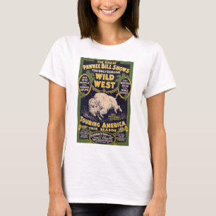 ポーニー素晴らしビルがショーし、ヴィンテージサーカスのポスター Tシャツ