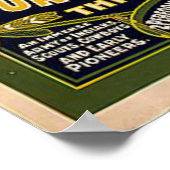 ポーニー・ビルが西部劇を見せる ポスター (角)