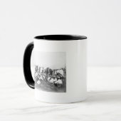 ポーニー・ビルのワイルド・ウェスト・ショーのメンバー マグカップ (正面左)