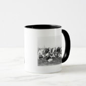 ポーニー・ビルのワイルド・ウェスト・ショーのメンバー マグカップ (正面右)