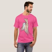 ポーハイファイブボクサー犬 Tシャツ (正面フル)