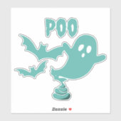 ポーハロウィン幽霊 シール (シート)