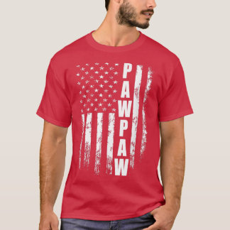 ポーパウィギフトアメリカ国旗男性へギフト父の日 Tシャツ