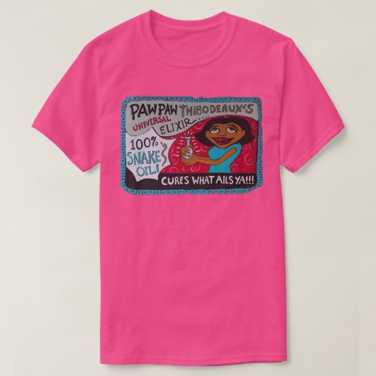 ポーパウティボデオークスユニバーサルエリクシル Tシャツ (デザイン正面)