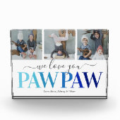 ポーパウモダンファミリー写真ブロック フォトブロック (正面)