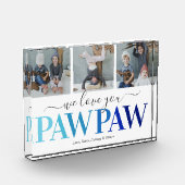 ポーパウモダンファミリー写真ブロック フォトブロック (左)