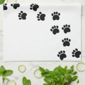 ポーパスプリントドッグタオル キッチンタオル (折り畳み)