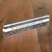 ポーパターン デスクネームプレート (側面)