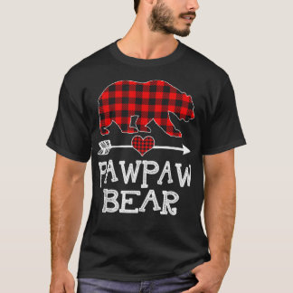 ポーパワベアークリスマスパジャマレッドプリドバッファローファム Tシャツ