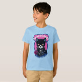 ポーパワーパンク猫 Tシャツ (正面フル)