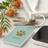 ポーパーソナライズされたウ キーホルダー (正面右)