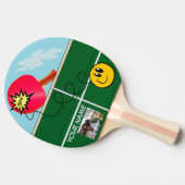 ポーパーソナライズされたウ 卓球ラケット (横)
