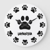 ポーパーソナライズされたト ラージ壁時計 (正面)