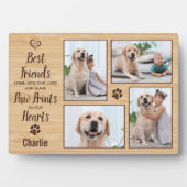 ポーパーソナライズされたプ版画ペット記念写真集 フォトプラーク (正面)